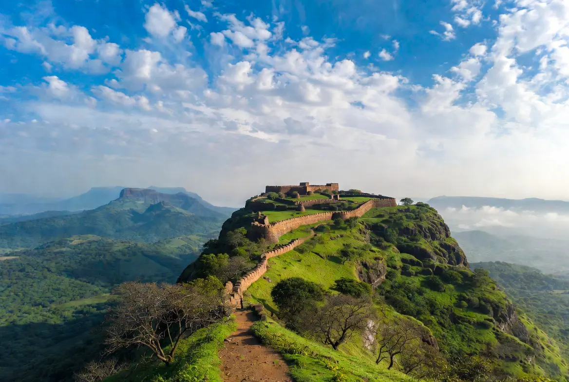 Lohagad Fort trekking landscape